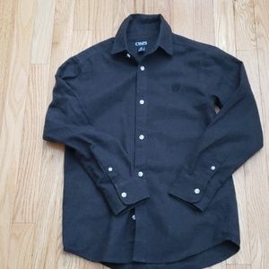 Chaps flannel dress shirt (size 10-12)